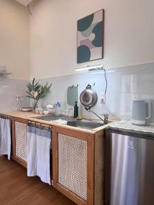 Studio gồm bếp 1 phòng ngủ