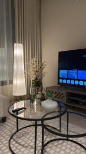 شقة أنيقة بغرفتين نوم وصالة