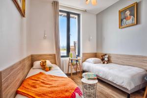 Appartements VILLA 139 LA VAGUE - FRONT DE MER - appartement contemporain et terrasse sur cour - 2 a 6 personnes - Rez-de-chaussee : photos des chambres