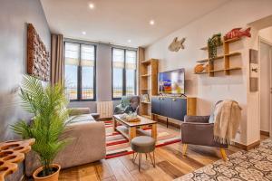 Appartements VILLA 139 LA VAGUE - FRONT DE MER - appartement contemporain et terrasse sur cour - 2 a 6 personnes - Rez-de-chaussee : photos des chambres