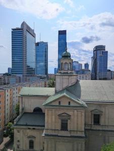 Colorful studio with Palace view - City center