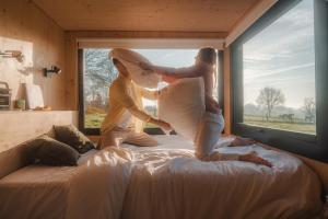 Chalets Parcel Tiny House Carre d-Ach, campagne pres de Rennes : photos des chambres