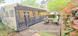 Campings Bungalow-Mobilhome - Petit prix- Ocean -Foret -Camping 3 etoiles : photos des chambres