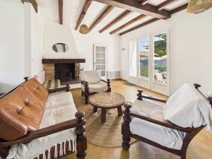 Jardin, 800m de la plage, maison pour 6