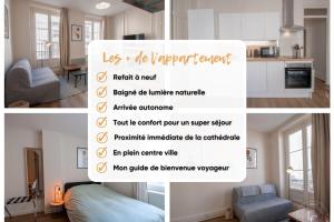 Appartements Le Bourg - 38m2 renove - rue de Bourgogne : photos des chambres