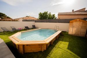 Villas La Blanche de Salses 15 min Beach Pool AK : photos des chambres