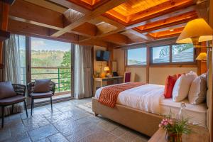 ELIVAAS Blushing Pines 3 BHK With Indoor Pool, Attic and Classy Interiors