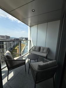 Eurovea Tower river view Down Town