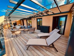 Appartements Luxueux T4 de 100m2 avec roof top, piscine et plage : photos des chambres