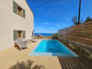 Magnifique villa avec piscine- hauteurs de Bastia