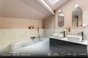 Appartements Beauquartier - Marais, Bourg Tibourg : photos des chambres