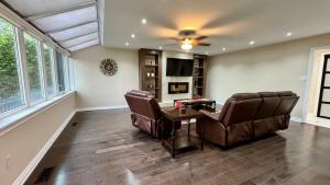 Massive Luxury Retreat with Gym, Sauna, Games and More