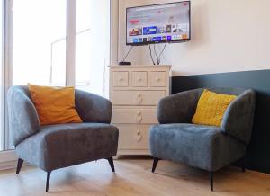 Appartements La brise, belle terrasse hyper-centre by Primo : photos des chambres