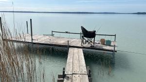 Retro Lakefront House With A Dock