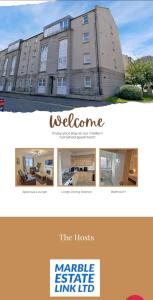 Spacious Modern 2-BR Apartment in Aberdeen City Centre