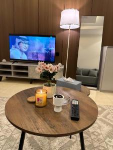 شقة استديو انيقة الملقا بدخول ذاتي