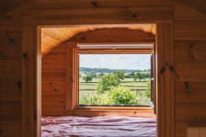 Lodges Tonneau en bois insolite au coeur du Charolais : Chambre Double