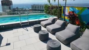 Rooftop com piscina, conforto a 15 min de Copacabana, ao lado do Museu do Amanhã