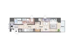 LIVCITY Kinshicho 1202 Skytree view