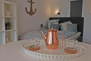 Ferienwohnung Westwind mit Terrasse direkt am Strand