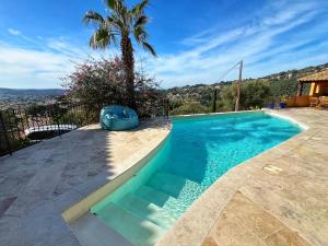 Villas Magnifique villa au calme, Vue mer, piscine : photos des chambres