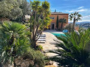 Villas Magnifique villa au calme, Vue mer, piscine : photos des chambres