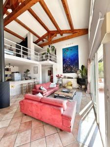 Villas Magnifique villa au calme, Vue mer, piscine : photos des chambres