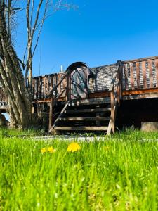 Chalets barrique viticole : photos des chambres