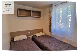 Mobil-home 3 chambres aux Sables du Midi à Valras-Plage