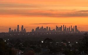 Sunset city escape retreat