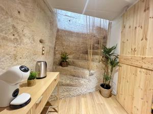 Splendide appartement troglodyte à 5 min du centre