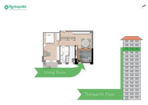 Skyline view Biancamano 1 bdr with balcony by Rentopolis