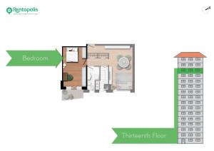 Skyline view Biancamano 1 bdr with balcony by Rentopolis