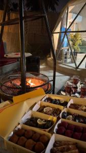 شاليه البلورة باطلالة جبلية ومسبح خاص