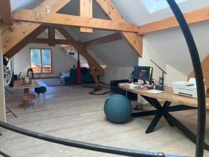 Grande maison, calme et montagnes