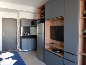 Flat aconchegante ao lado do Allianz com estacionamento