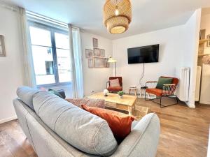 Villas Le St-Hilaire, House in the city center with patio with parking : photos des chambres