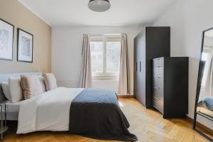 Saint Suite Zürich - 90 qm, 3 Schlafzimmer, Balkon & kostenloser Parkplatz
