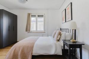 Saint Suite Zürich - 90 qm, 3 Schlafzimmer, Balkon & kostenloser Parkplatz