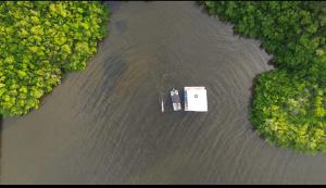 The Burrow-a floating cabin