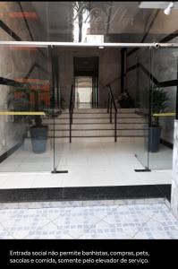 Kitnet Praia de São Vicente pé na areia