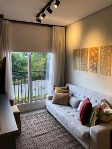 Charmoso Apê Gramado a 1 km Centro com garagem