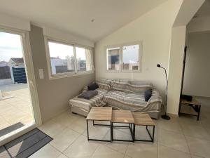 Maisons de vacances Villa contemporaine a 2 pas de la mer avec piscine privee : photos des chambres