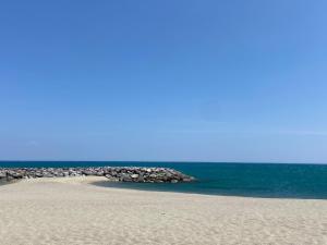 Maisons de vacances Villa contemporaine a 2 pas de la mer avec piscine privee : photos des chambres