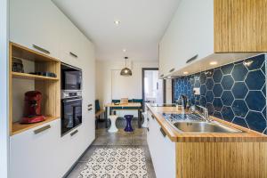 Appartements La coloc- Smart & Cosy - 4 chambres differentes et privatives sont disponible dans ce T4 de 80m2 en colocation - Jusqu-a 2 personnes par chambre - 1 lit double par chambre : photos des chambres