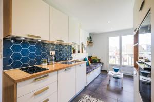 Le Smart & Cosy - Location possible du logement entier OU en coliving dans ce T5 de 80m2 - 4 chambres différentes et privatives - Jusquà 2 personnes par chambre et 8 pour le logement entier - Parking Gratuit - Wifi Fibre -Gare à 20 min