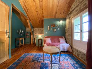 Maisons de vacances La Borie Maisonnette de Charme en Pierres 80m2 : photos des chambres