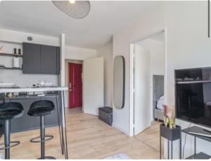 Appartements Appartement t2 pour 4 avec parking : photos des chambres
