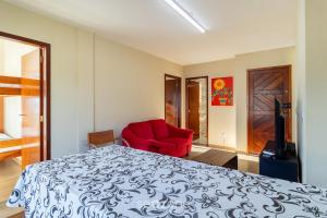 Apto c Churrasq. 650m da Praia QTIB0301