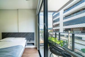 201- Apart com vista ao mar e piscina em Bombas